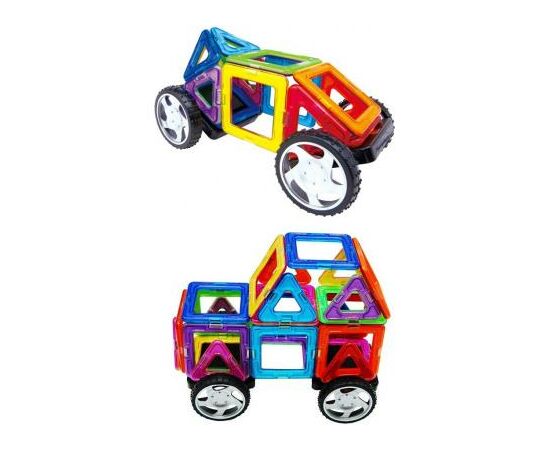 Конструктор Magplayer Набор 198 элементов (MPT-198), изображение 3 Конструктор Magplayer Набор 198 элементов (MPT-198), изображение 3