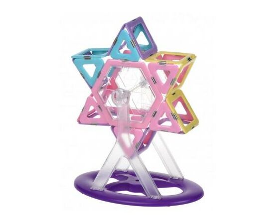 Конструктор Magplayer магнитный набор бокс 55 эл. (MPT2-55), изображение 5 Конструктор Magplayer магнитный набор бокс 55 эл. (MPT2-55), изображение 5