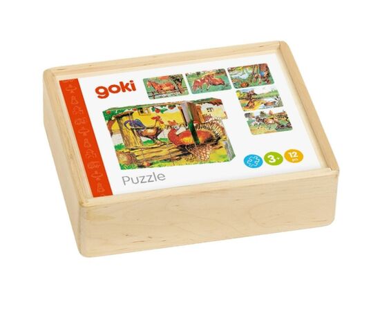 Кубики Goki Ферма (57878G), изображение 8 Кубики Goki Ферма (57878G), изображение 8