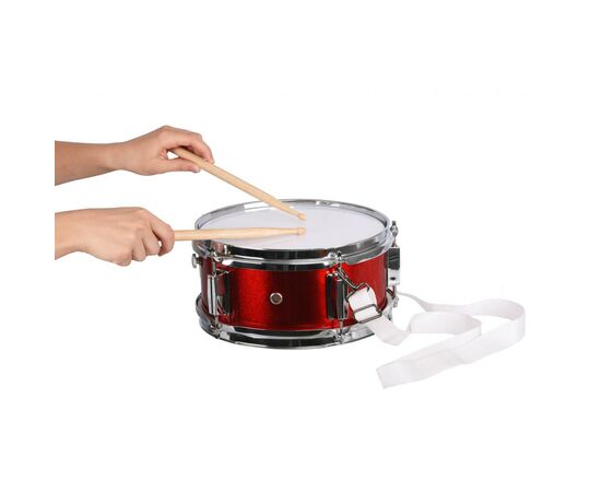 Музыкальная игрушка Goki барабан красный (14013G), изображение 2 Музыкальная игрушка Goki барабан красный (14013G), изображение 2
