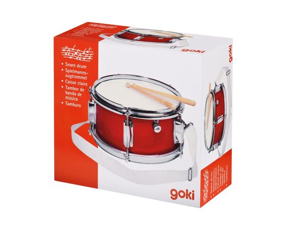 Музыкальная игрушка Goki барабан красный (14013G), изображение 7 Музыкальная игрушка Goki барабан красный (14013G), изображение 7