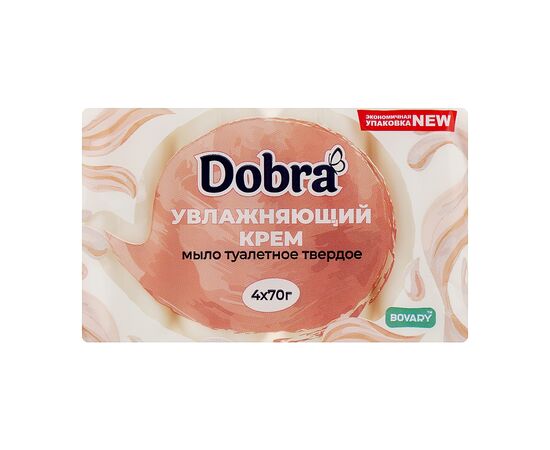 Тверде мило Dobra Зволожуючий крем 4 x 70 г (4820195504154)