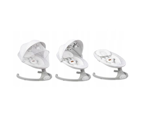 Кресло-качалка MoMi Lami Светло-серая (BULE00023), изображение 5 Кресло-качалка MoMi Lami Светло-серая (BULE00023), изображение 5