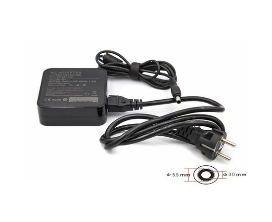 Блок питания к ноутбуку PowerPlant SAMSUNG 220V, 19V 90W 4.74A (5.5*3.0) wall mount (WM-SA90F5530)
