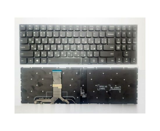 Клавиатура ноутбука Lenovo Legion Y520, Y530, Y540, Y720, R750 Series черная с подсветк (A46147)