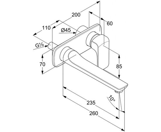 Смеситель KLUDI AMEO (412450575), изображение 2
