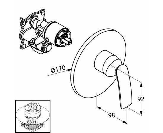 Смеситель KLUDI BALANCE (526550575), изображение 2 Смеситель KLUDI BALANCE (526550575), изображение 2