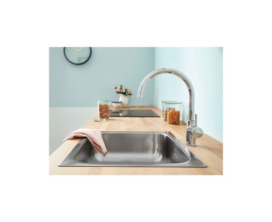 Смеситель Grohe BauClassic OHM sink C-spout (31234001), изображение 3 Смеситель Grohe BauClassic OHM sink C-spout (31234001), изображение 3