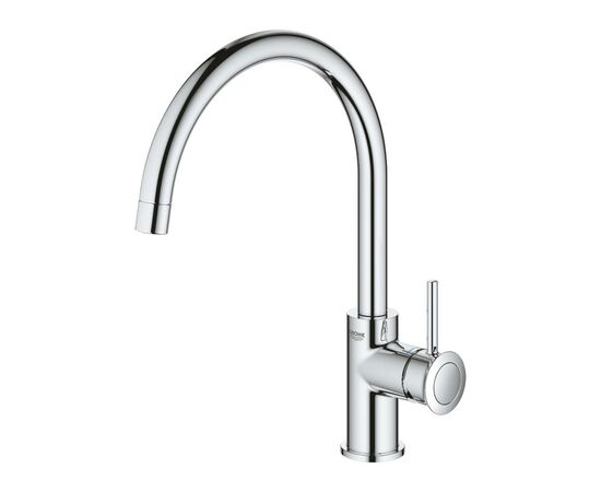 Смеситель Grohe BauClassic OHM sink C-spout EU (31535001), изображение 2 Смеситель Grohe BauClassic OHM sink C-spout EU (31535001), изображение 2
