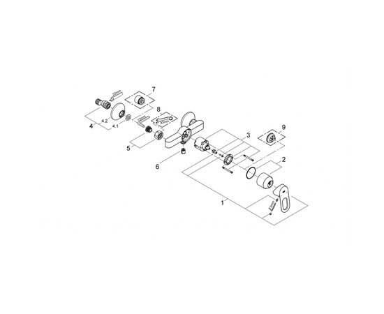 Смеситель Grohe BauLoop (23340000), изображение 7 Смеситель Grohe BauLoop (23340000), изображение 7