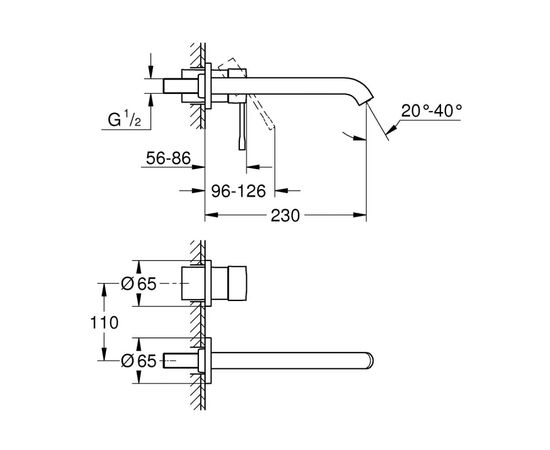 Смеситель Grohe Essence (19967001), изображение 3 Смеситель Grohe Essence (19967001), изображение 3