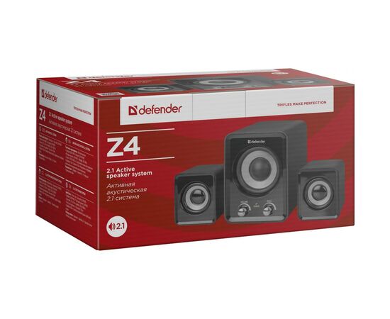 Акустическая система Defender Z4 11W USB black (65508), изображение 3 Акустическая система Defender Z4 11W USB black (65508), изображение 3