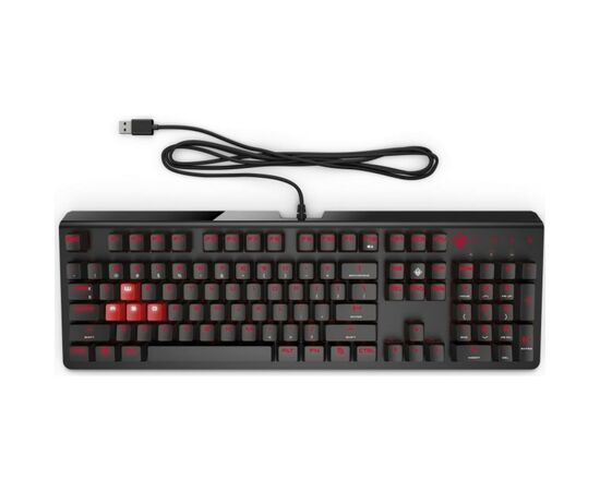 Клавиатура HP OMEN Encoder USB CHERRY MX Brown (6YW75AA)