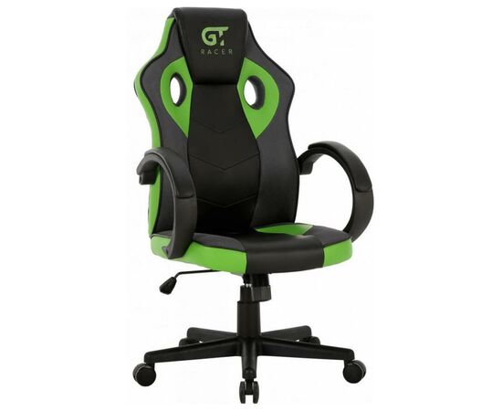 Крісло ігрове GT Racer X-2752 Black/Green, зображення 2