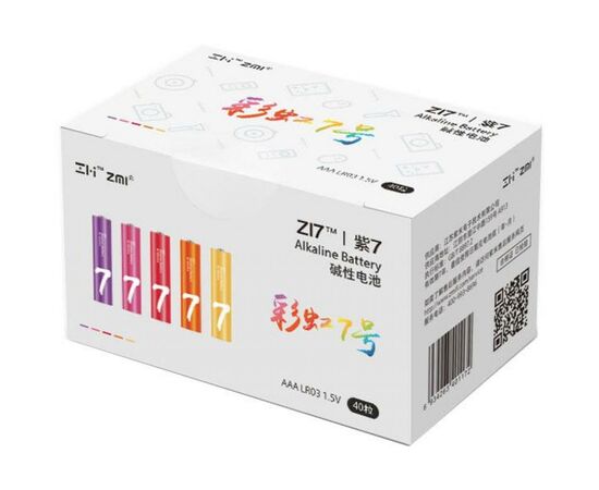 Батарейка ZMI ZI7 Rainbow AAA batteries * 40 (Ф01153)
