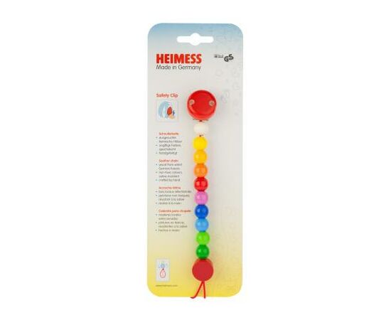 Клипса для пустышек Heimess Радуга (734080), изображение 7 Клипса для пустышек Heimess Радуга (734080), изображение 7