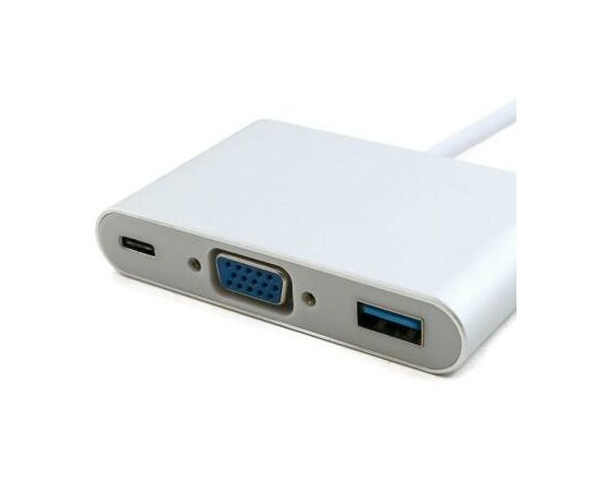 Порт-реплікатор Extradigital USB Type-C to VGA/USB 3.0/Type-C (0.15m) (KBV1690), зображення 5 Порт-реплікатор Extradigital USB Type-C to VGA/USB 3.0/Type-C (0.15m) (KBV1690), зображення 5