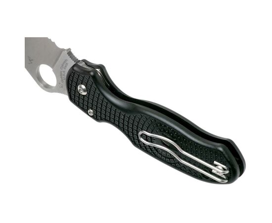 Нож Spyderco Endela Серрейтор (C243SBK), изображение 4 Нож Spyderco Endela Серрейтор (C243SBK), изображение 4