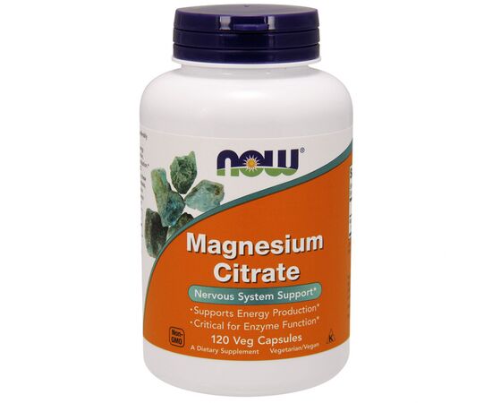 Минералы Now Foods Цитрат Магния, Magnesium Citrate, 120 капсул (NOW-01294)