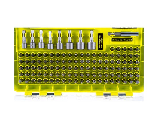 Набор бит Ryobi RAKD141, 141шт (5132004667), изображение 5 Набор бит Ryobi RAKD141, 141шт (5132004667), изображение 5