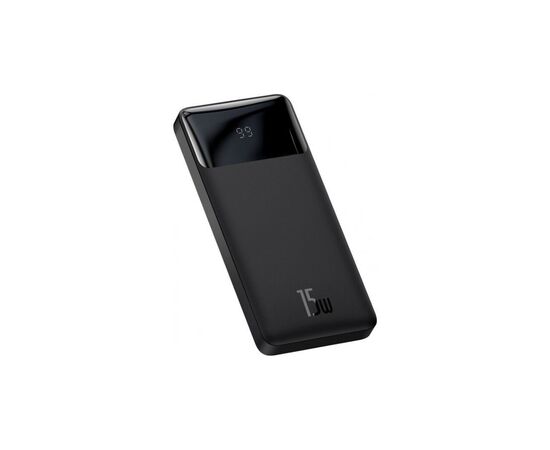 Батарея универсальная Baseus Bipow 10000mAh, PD/15W, USB-C/3A, 2*USB-A/3A(max.), black (PPDML-I01), изображение 2 Батарея универсальная Baseus Bipow 10000mAh, PD/15W, USB-C/3A, 2*USB-A/3A(max.), black (PPDML-I01), изображение 2