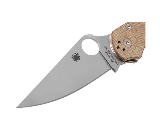 Ніж Spyderco Para Military 2 Brown Micarta CPM Cru-Wear (C81MPCW2), зображення 3 Ніж Spyderco Para Military 2 Brown Micarta CPM Cru-Wear (C81MPCW2), зображення 3