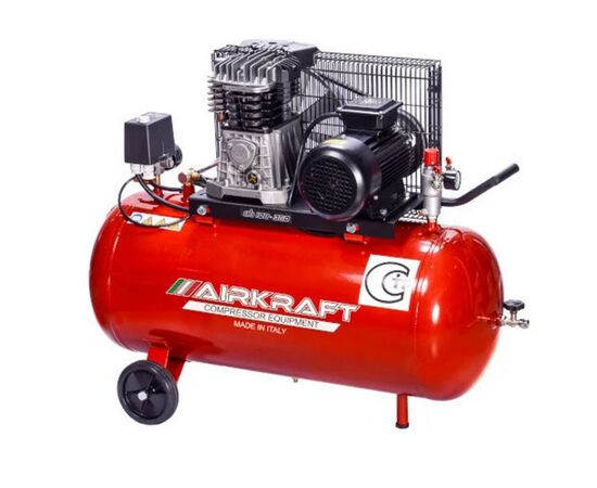 Компрессор Airkraft ременной 100л, 360л/мин, 380В, 2,2кВт (AK100-360T-380-ITALY)
