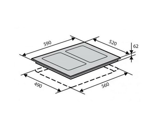 Варочная поверхность Ventolux VI 65 FZ TC, изображение 2