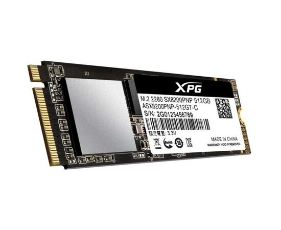 Накопичувач SSD M.2 2280 512GB ADATA (ASX8200PNP-512GT-C), зображення 3 Накопичувач SSD M.2 2280 512GB ADATA (ASX8200PNP-512GT-C), зображення 3