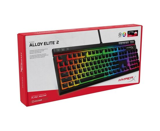 Клавиатура HyperX Alloy Elite 2 (HKBE2X-1X-RU/G), изображение 6 Клавиатура HyperX Alloy Elite 2 (HKBE2X-1X-RU/G), изображение 6