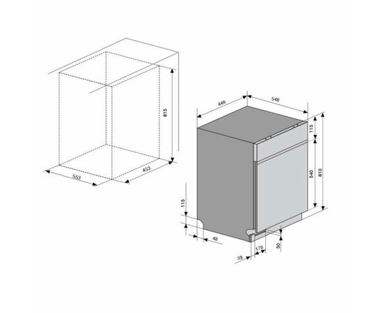 Посудомоечная машина Ventolux DW 4509 4M NA, изображение 9 Посудомоечная машина Ventolux DW 4509 4M NA, изображение 9