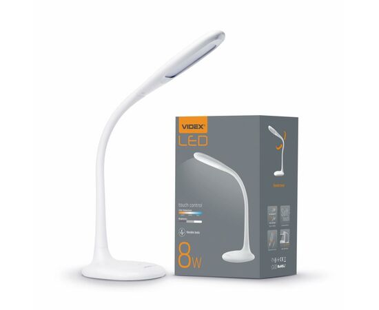 Настольная лампа Videx LED 8W 3000-5500K 220V (VL-TF03W), изображение 7 Настольная лампа Videx LED 8W 3000-5500K 220V (VL-TF03W), изображение 7