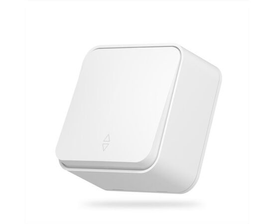 Переключатель Videx BINERA IP20 наружный 1кл проходной белы