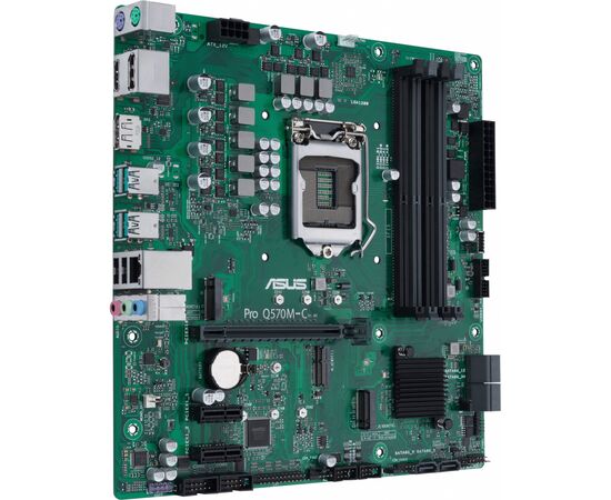 Материнская плата ASUS PRO Q570M-C/CSM, изображение 3 Материнская плата ASUS PRO Q570M-C/CSM, изображение 3