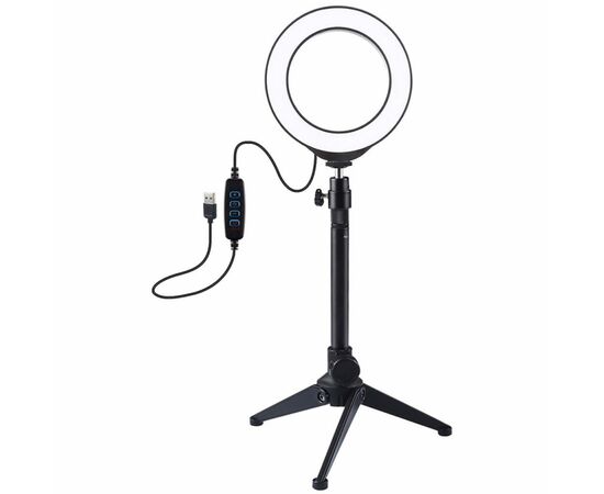 Набір блогера Puluz Ring USB LED lamp 4.7"+ table tripod (PKT3031)