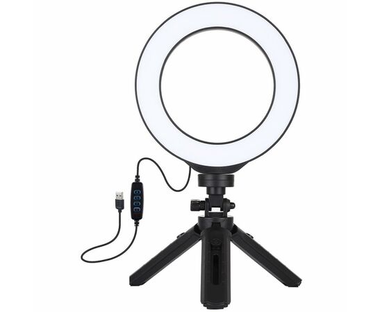 Набір блогера Puluz Ring USB LED lamp PKT3059B 6.2" + table tripod (PKT3059B)