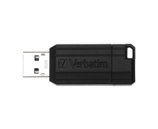 USB флеш накопитель Verbatim 64GB Store 'n' Go PinStripe Black USB 2.0 (49065), изображение 2 USB флеш накопитель Verbatim 64GB Store 'n' Go PinStripe Black USB 2.0 (49065), изображение 2