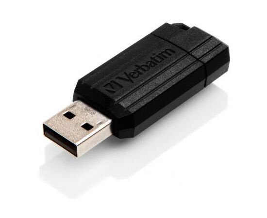 USB флеш накопитель Verbatim 64GB Store 'n' Go PinStripe Black USB 2.0 (49065), изображение 4 USB флеш накопитель Verbatim 64GB Store 'n' Go PinStripe Black USB 2.0 (49065), изображение 4