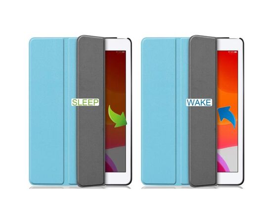 Чехол для планшета BeCover Smart Case Apple iPad 10.2 2019/2020/2021 Light Blue (707965), изображение 5 Чехол для планшета BeCover Smart Case Apple iPad 10.2 2019/2020/2021 Light Blue (707965), изображение 5