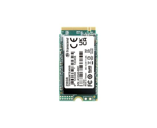 Накопитель SSD M.2 2242 256GB Transcend (TS256GMTE400S)