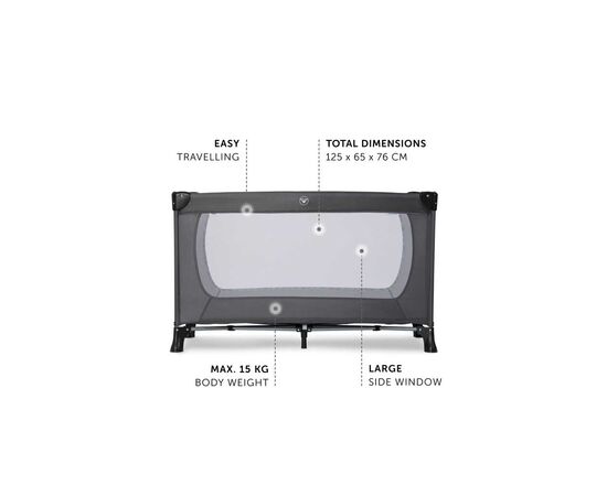 Детский манеж Hauck Dream N Play Plus Grey (60361-1), изображение 2 Детский манеж Hauck Dream N Play Plus Grey (60361-1), изображение 2