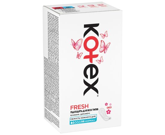 Ежедневные прокладки Kotex Normal Deo 56 шт. (5029053548234/5029053548098), изображение 2 Ежедневные прокладки Kotex Normal Deo 56 шт. (5029053548234/5029053548098), изображение 2
