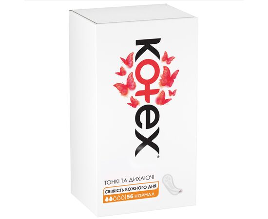 Ежедневные прокладки Kotex Normal 56 шт. (5029053548289/5029053548050), изображение 2 Ежедневные прокладки Kotex Normal 56 шт. (5029053548289/5029053548050), изображение 2