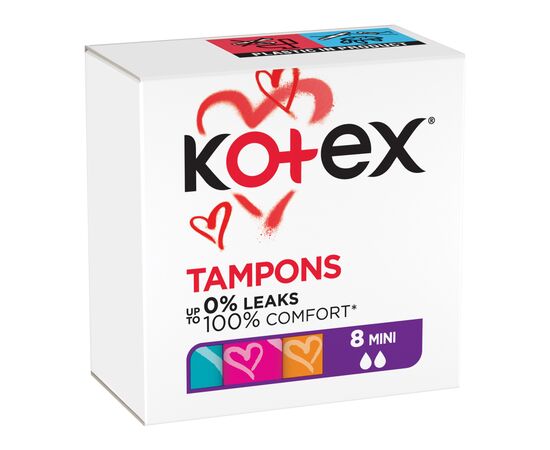 Тампоны Kotex Mini 8 шт. (5029053534527), изображение 2 Тампоны Kotex Mini 8 шт. (5029053534527), изображение 2