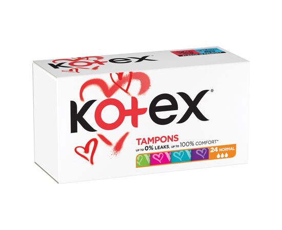 Тампоны Kotex Normal 24 шт. (5029053534619), изображение 2 Тампоны Kotex Normal 24 шт. (5029053534619), изображение 2