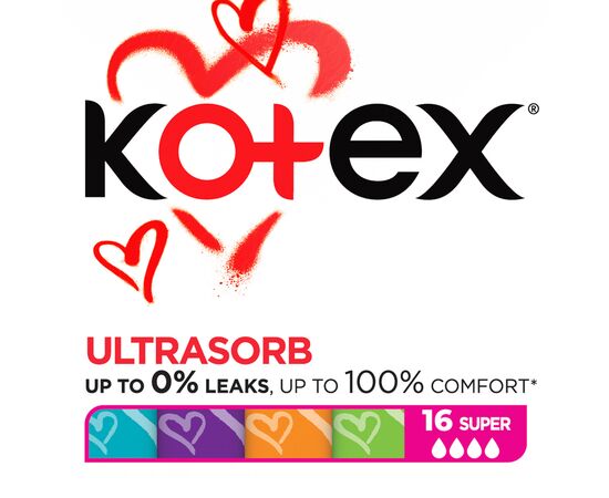 Тампони Kotex Super 16 шт. (5029053534572)