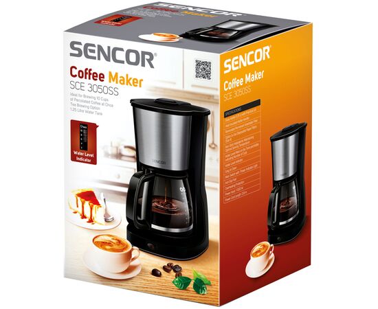 Капельная кофеварка Sencor SCE 3050SS, изображение 9 Капельная кофеварка Sencor SCE 3050SS, изображение 9