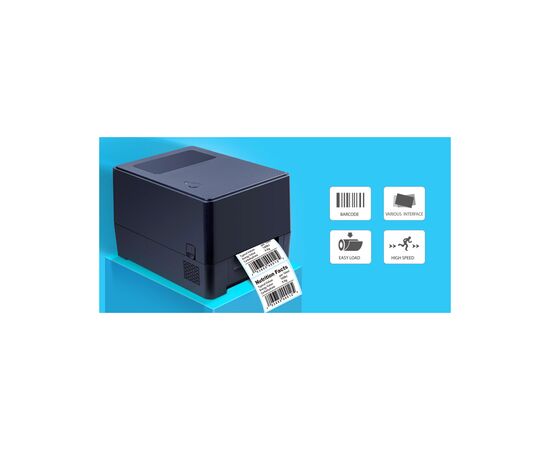 Принтер етикеток X-PRINTER XP-ТТ425В USB, Ethernet (XP-ТТ425В), зображення 8 Принтер етикеток X-PRINTER XP-ТТ425В USB, Ethernet (XP-ТТ425В), зображення 8