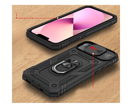 Чехол для моб. телефона BeCover Military Apple iPhone 13 Black (707103), изображение 4