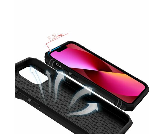 Чехол для моб. телефона BeCover Military Apple iPhone 13 Pro Max Black (707105), изображение 4 Чехол для моб. телефона BeCover Military Apple iPhone 13 Pro Max Black (707105), изображение 4
